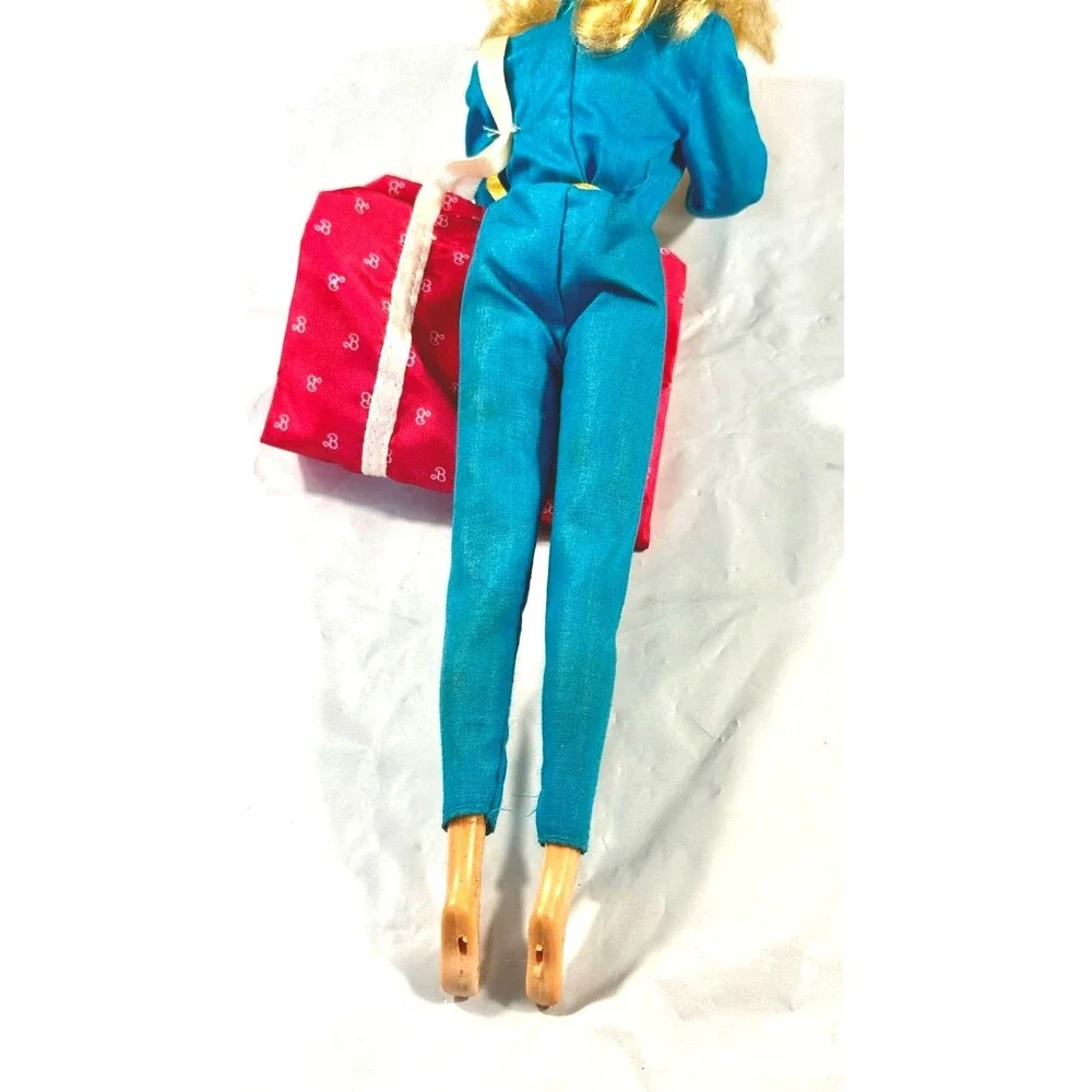 Vintage 1981 Mattel Fashion Jeans Barbie Doll #3313 Vacation Sensation Tote